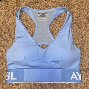 Sky blue AYBL sports bra